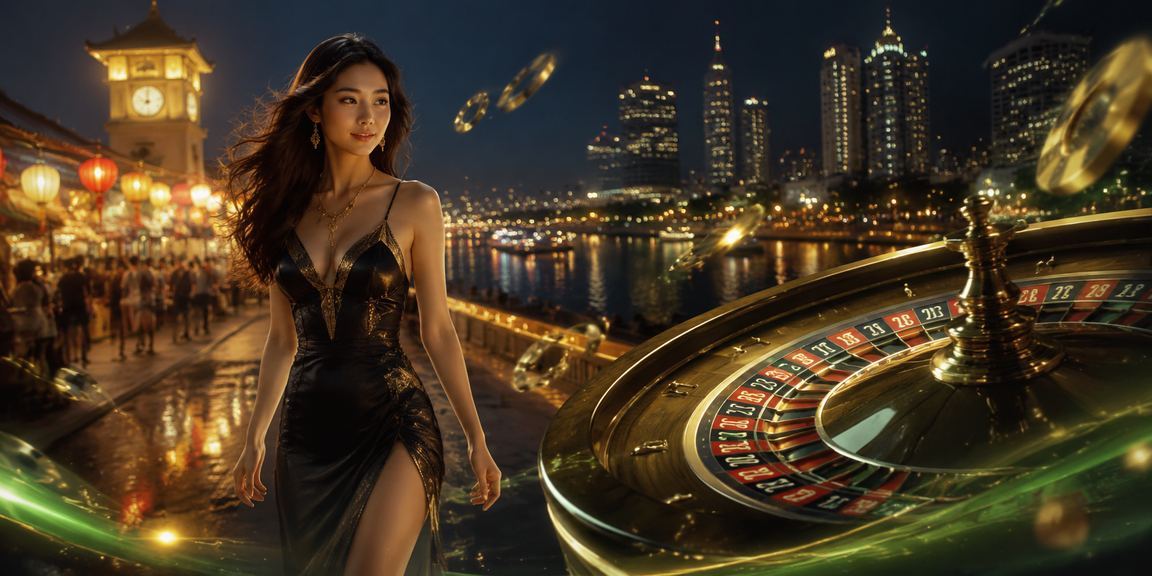 Không khí giải trí sôi động tại chợ đêm TP.HCM với ánh đèn roulette lung linh